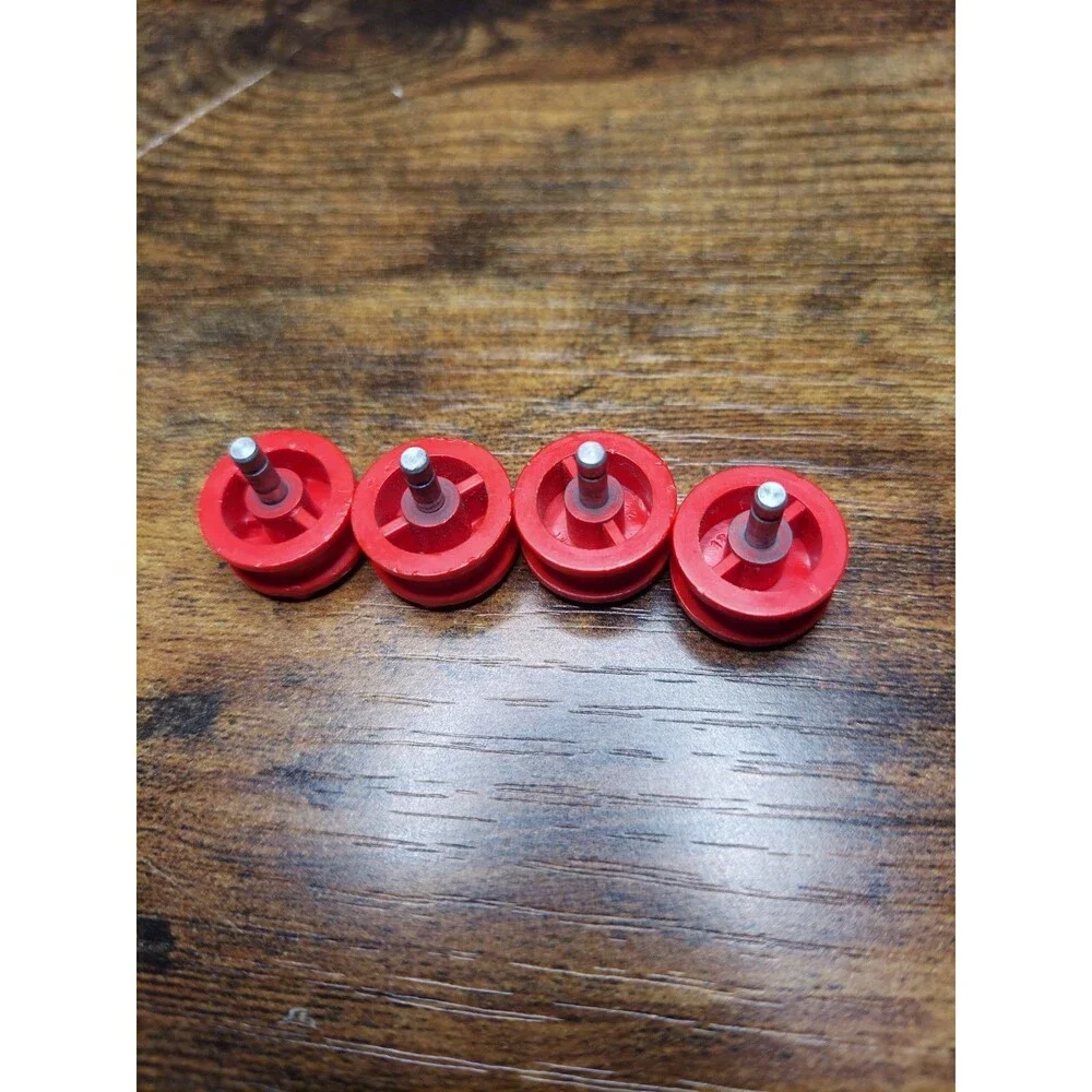 LEGO Wheels Tires Axles Lot 25 Pieces 2x2 2x4 Vintage 1970's